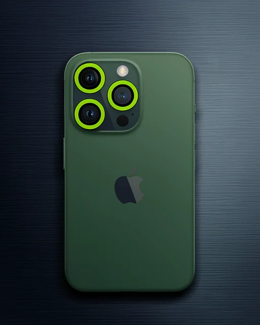 Apple İphone 12 Pro Neon Fosforlu Kamera Lens - Yeşil