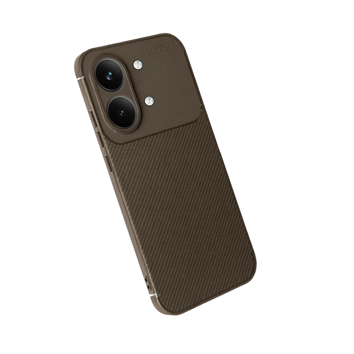 Xiaomi Poco X8 Pro Max Auto Focus Karbon Kapak - Kahverengi görsel 2