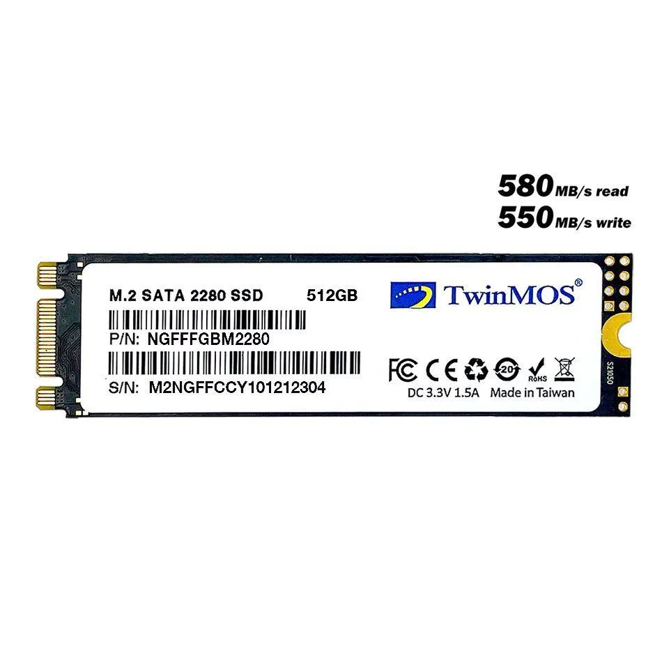 512 Gb M.2 2280 SATA3 580/550 NGFFFGBM2280