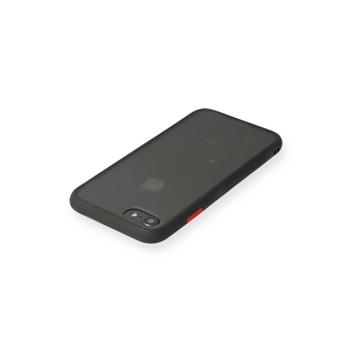 Apple İphone 7 Kılıf Montreal Silikon Kapak - Siyah görsel 3