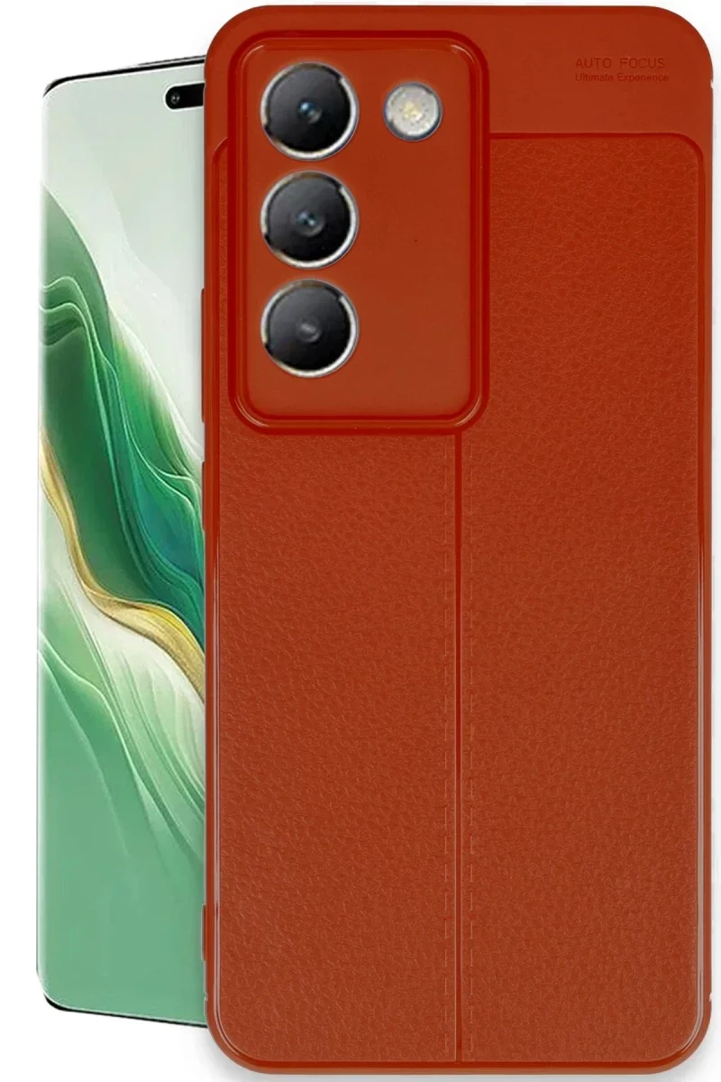 Vivo V30 Lite 4G Kılıf Auto Focus Kapak - Kırmızı