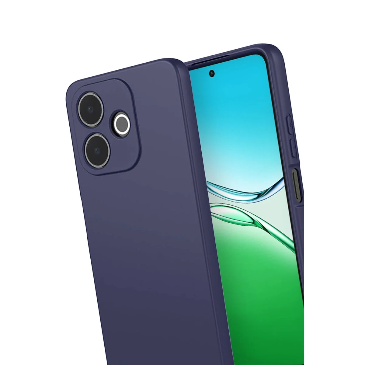 Oppo A5 Pro 4g First Silikon - Lacivert görsel 3