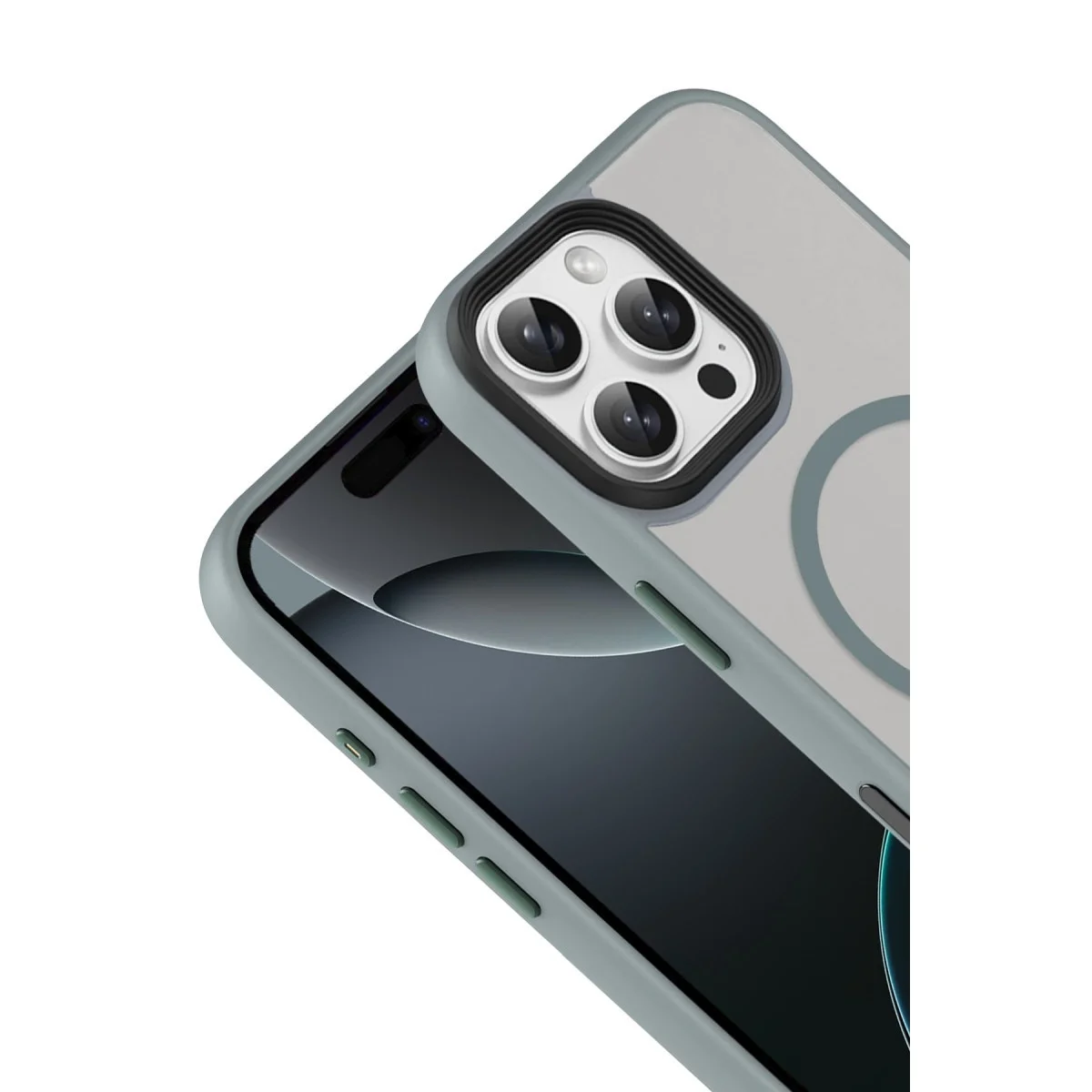 Joko Apple İphone 16 Pro Max Megane Magsafe Kapak - Titan Gri görsel 2