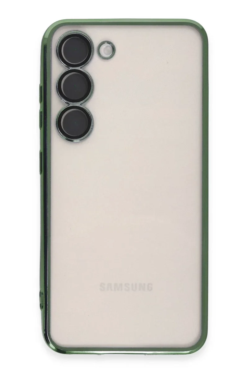 Samsung Galaxy S23 Plus Kılıf Razer Lensli Silikon - Yeşil görsel 2