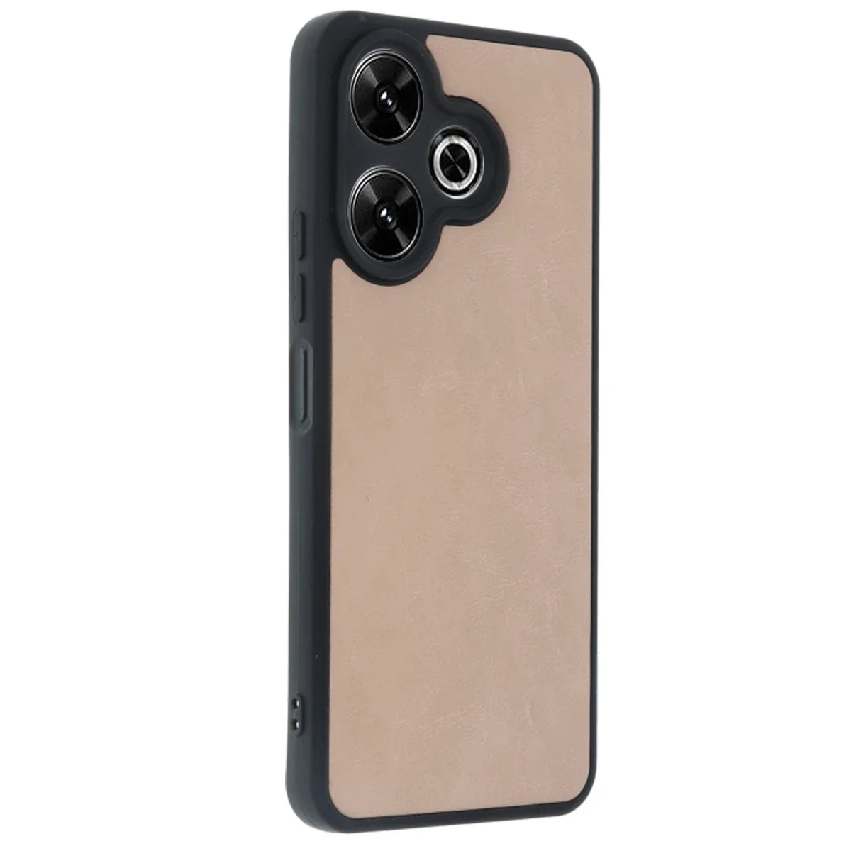 Xiaomi Redmi 13 4G Kılıf Aras Deri Kapak - Pudra görsel 2