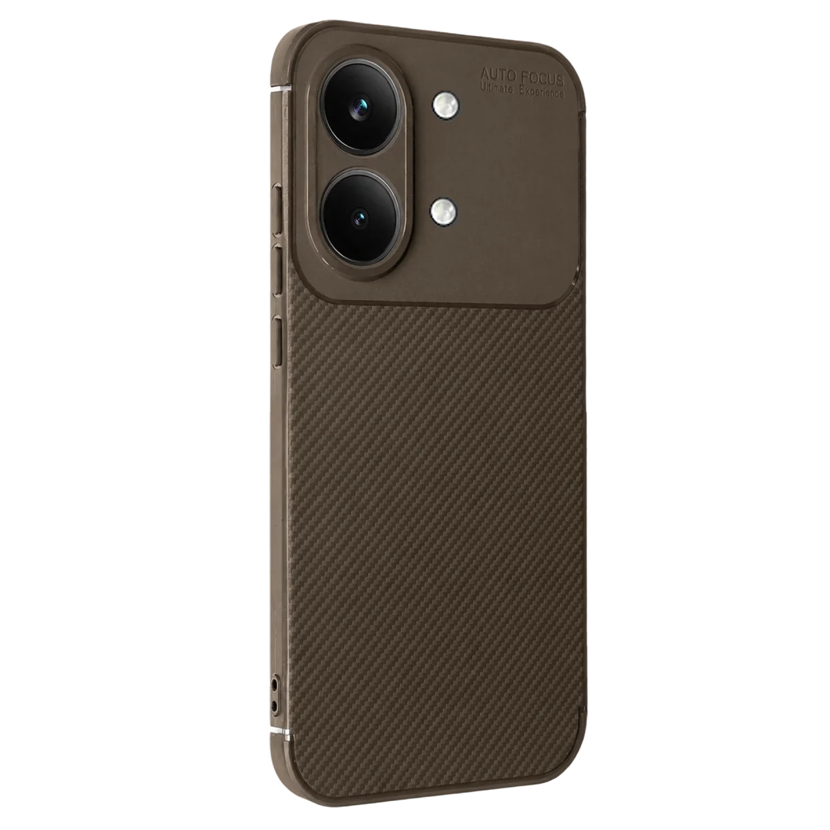 Xiaomi Poco X8 Pro Max Auto Focus Karbon Kapak - Kahverengi