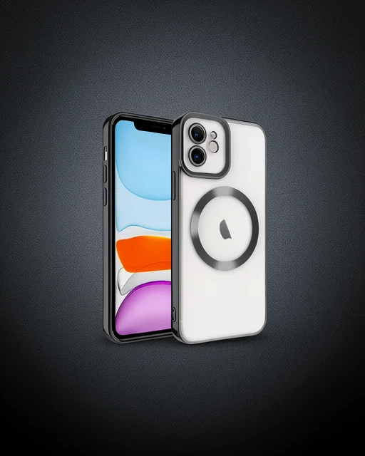 Apple İphone 12 Kılıf Kross Magneticsafe Kapak - Siyah
