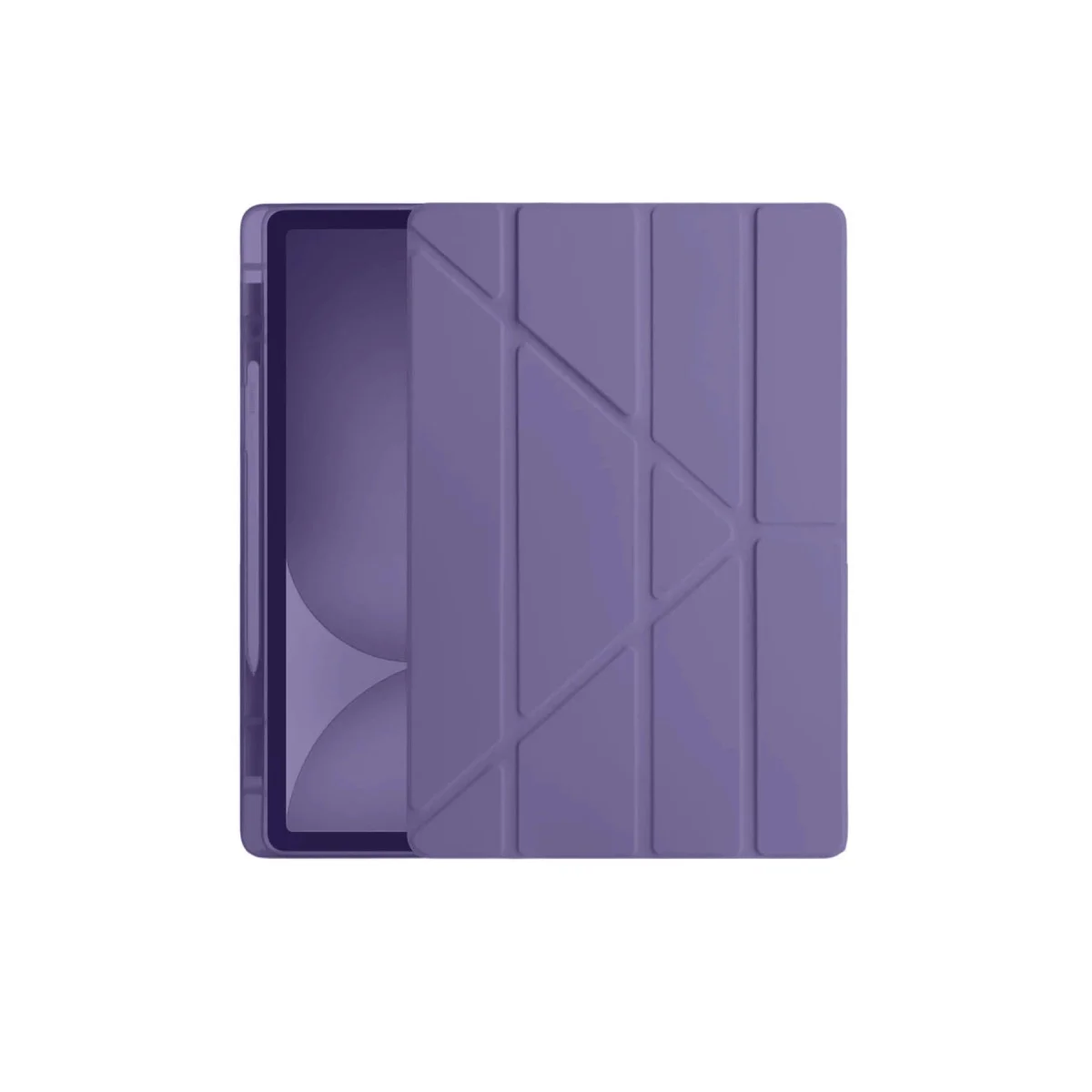 Apple İpad Pro 11 (2024) Kılıf Kalemlikli Hugo Tablet Kılıfı - Mor