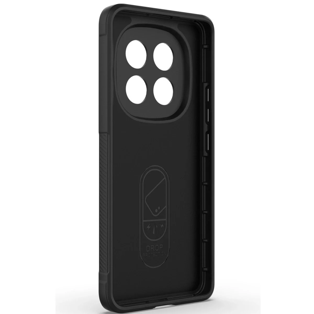 Xiao Red Note 14 Pro 5g Kılıf Optimum Silikon - Siyah görsel 3