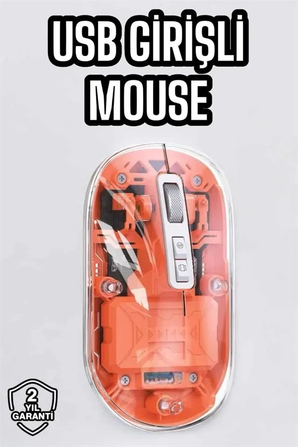 Sessiz Kablosuz USB Girişli Mouse Fare Yüksek Performanslı Yeni Nesil görsel 2
