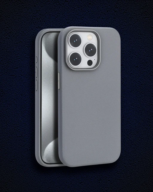 Joko Apple İphone 14 Pro Max Kılıf Wonder Deri Magsafe Kapak - Titan Gri