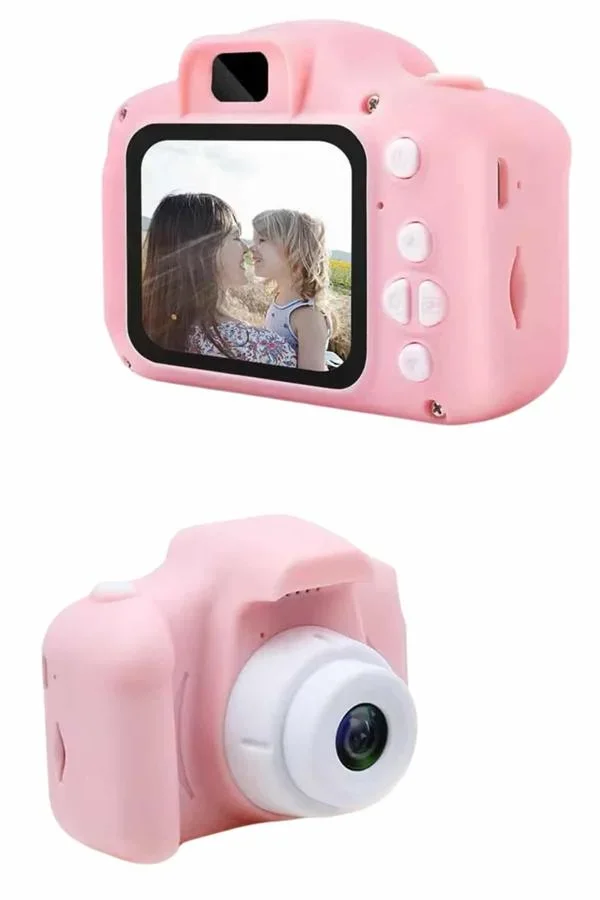Çocuklara Özel Fotoğraf Ve Video Çeken ni Çok Renkli Fotoğraf Makinesi görsel 5