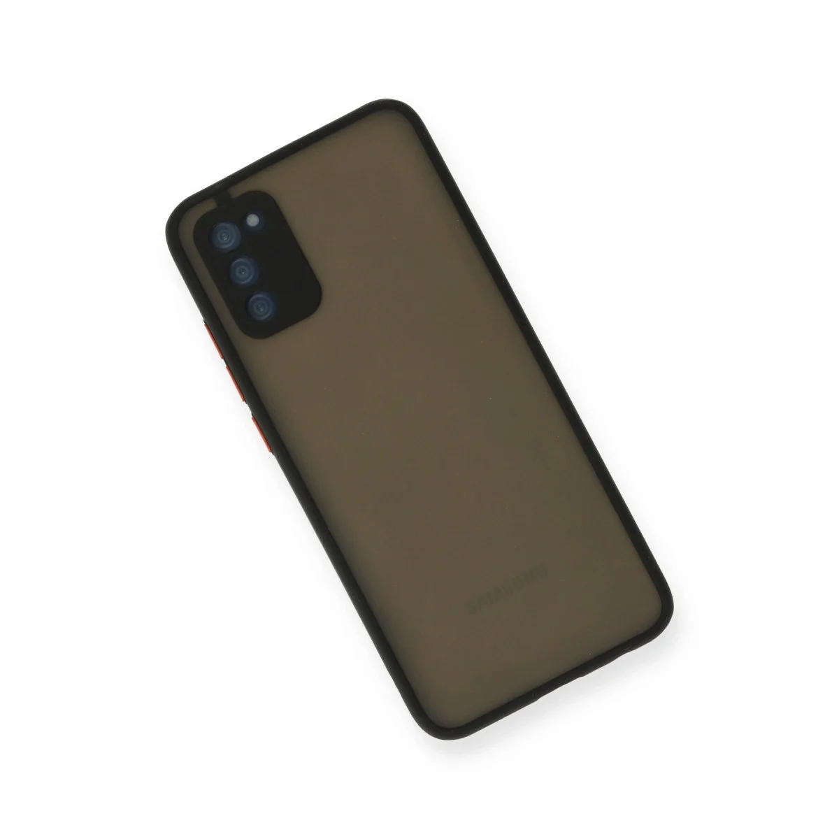 Samsung Galaxy A02s Kılıf Montreal Silikon Kapak - Siyah görsel 3