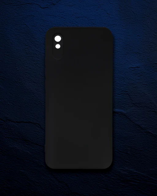 Xiaomi Redmi 9a Kılıf Nano İçi Kadife Silikon - Siyah