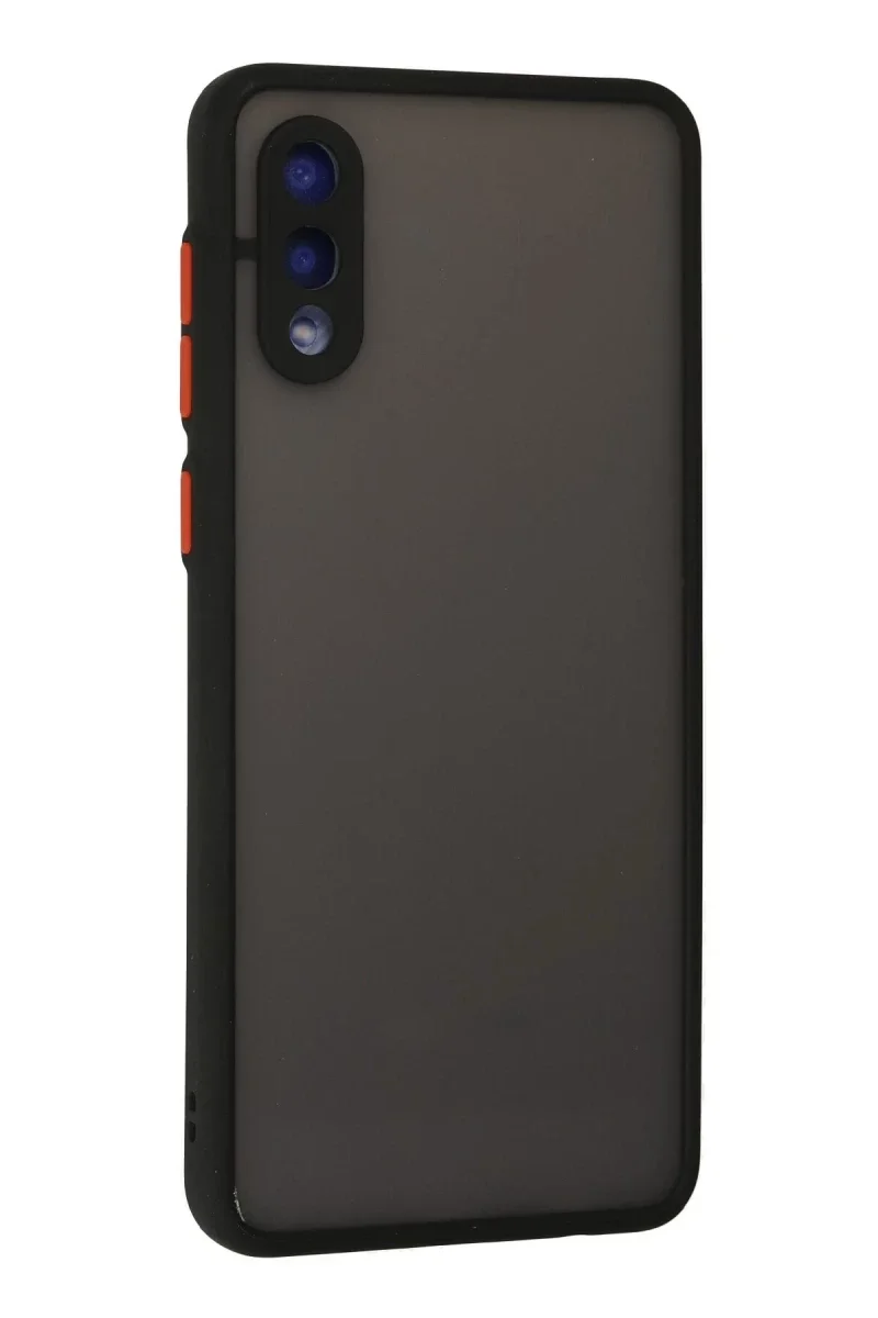 Samsung Galaxy A02 Kılıf Montreal Silikon Kapak - Siyah görsel 3