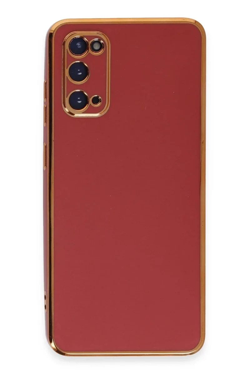 Samsung Galaxy S20 Kılıf Volet Silikon - Kırmızı