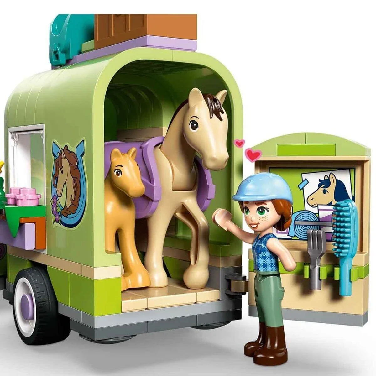 42695 Lego Friends At ve Tay Römorku 279 parça +7 yaş görsel 6