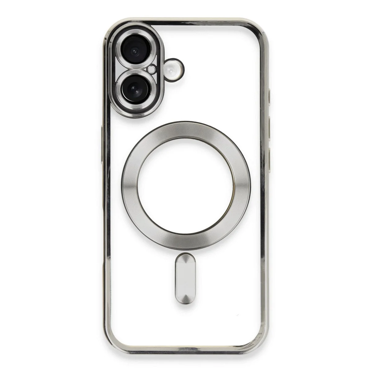 Apple İphone 16 Kılıf Kross Magneticsafe Kapak - Gümüş