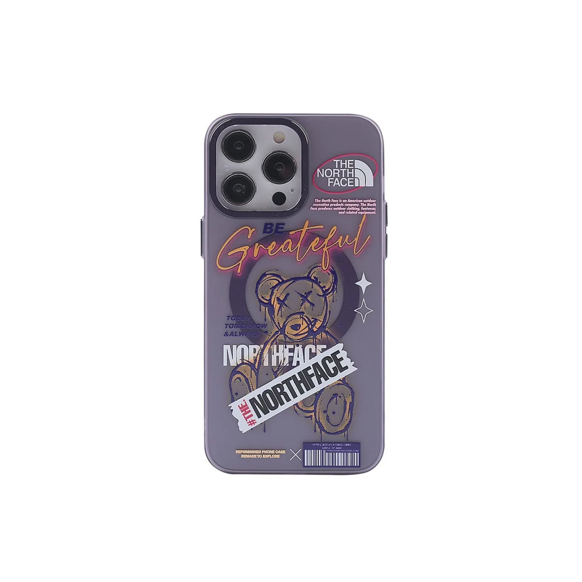 Apple İphone 14 Pro Kılıf Apollo Magneticsafe Desenli Kapak - Apollo Mor - 2 görsel 3