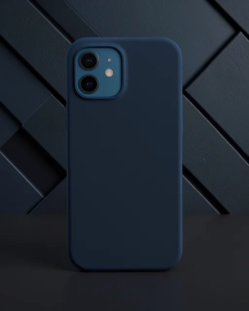 Apple İphone 12 Kılıf Lansman Legant Silikon - Lacivert
