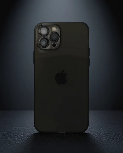 Apple İphone 12 Pro Max Kılıf Fly Lens Silikon - Siyah