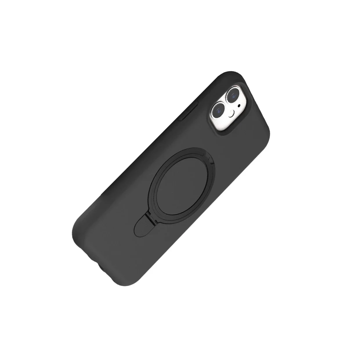 Apple iPhone 11 Regal Magsafe Standlı Kapak - Titan Gri görsel 3