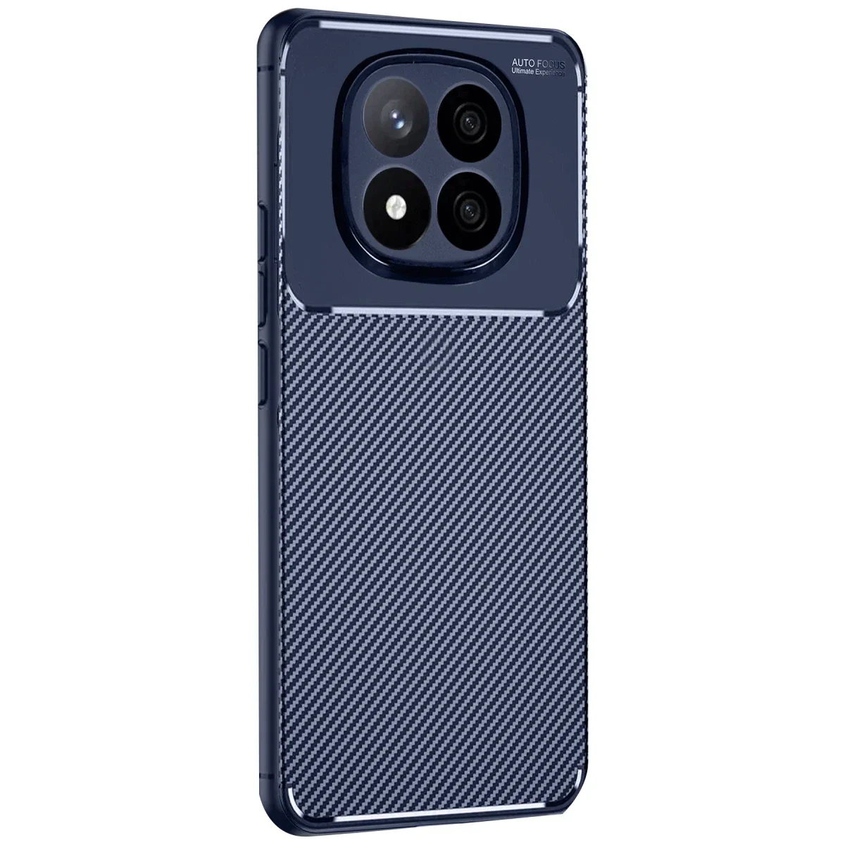 Xiaomi Redmi Note 14 Pro Plus Kılıf Auto Focus Karbon Kapak - Lacivert görsel 2