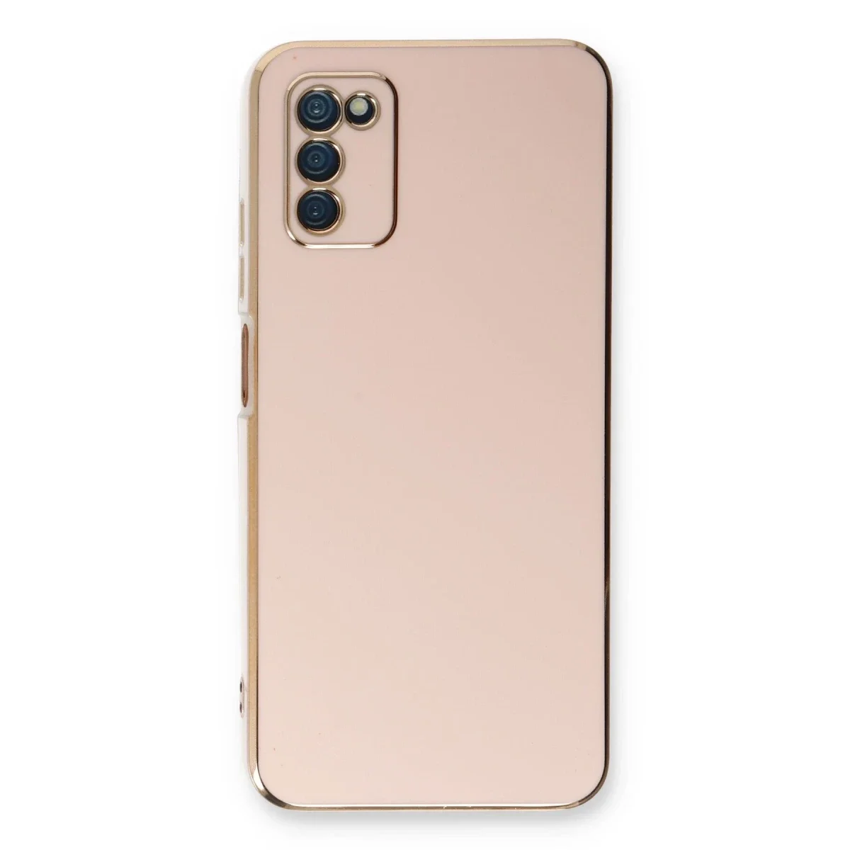 Samsung Galaxy A03S Kılıf Volet Silikon - Pembe görsel 2