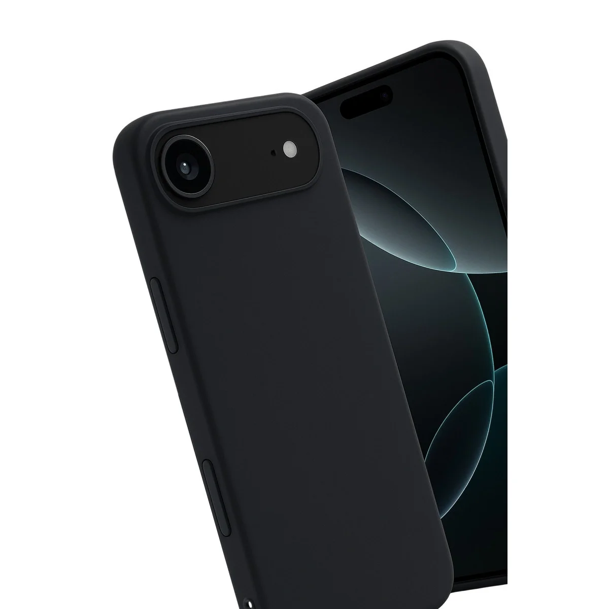 Apple İphone 17 Air First Silikon - Siyah görsel 3