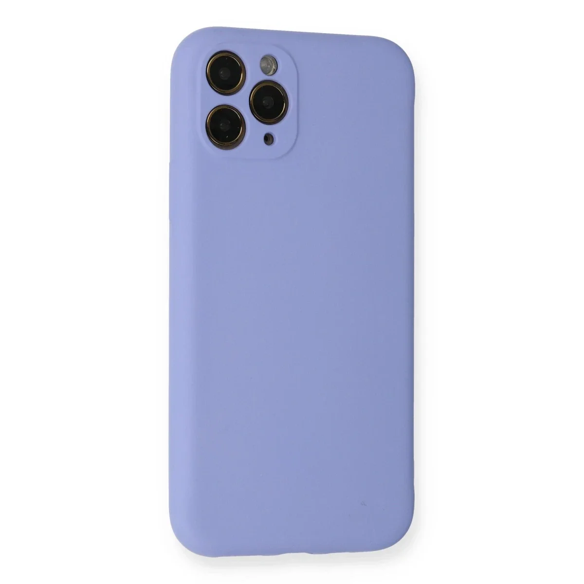 Apple iPhone 11 Pro Kılıf Nano içi Kadife Silikon- Lila görsel 3