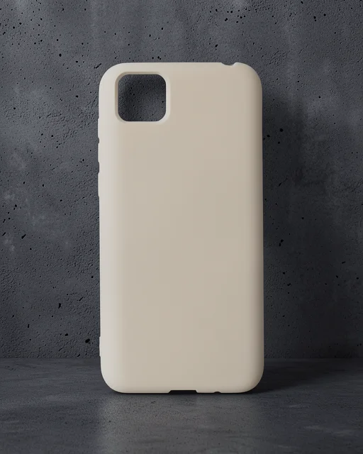 Huawei Y5p Kılıf Nano İçi Kadife Silikon - Kemik