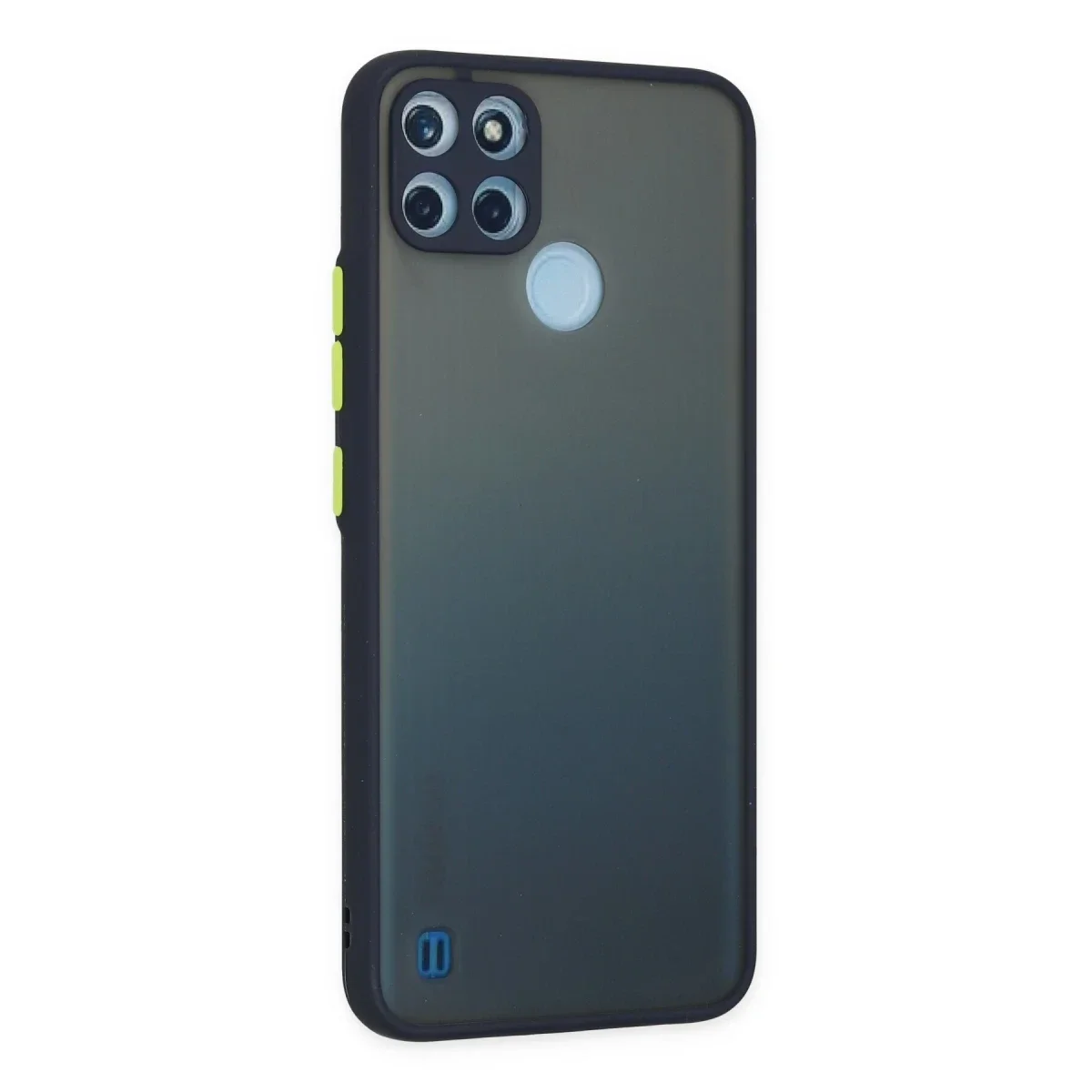 Realme C21Y Kılıf Montreal Silikon Kapak - Lacivert görsel 3