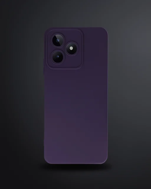 Realme C53 Kılıf Nano İçi Kadife Silikon - Mor