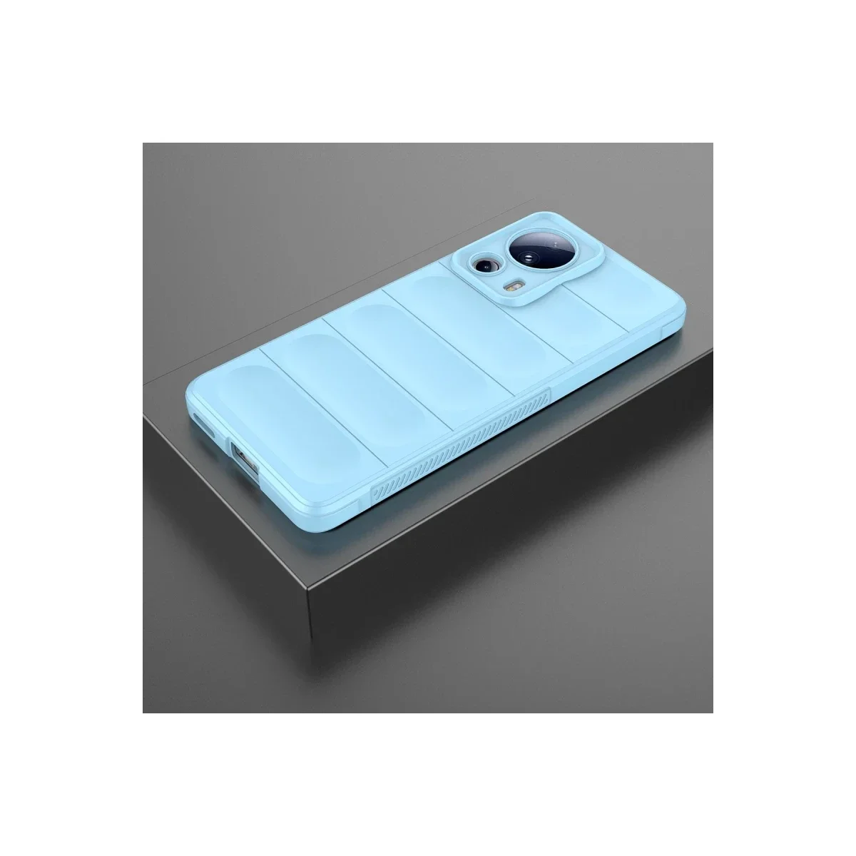 Xiaomi Mi 13 Lite Kılıf Optimum Silikon - Sky Blue görsel 3