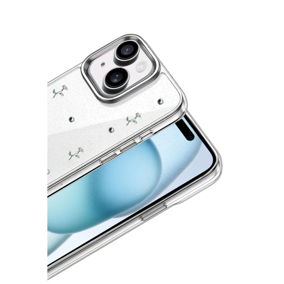 Apple iPhone 15 Fiyonk Desenli Kapak - Desen 4 görsel 2