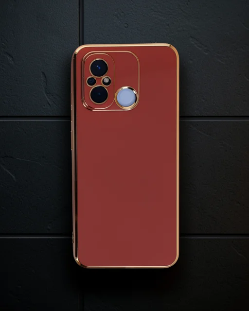 Xiaomi Redmi 12c Kılıf Volet Silikon - Kırmızı