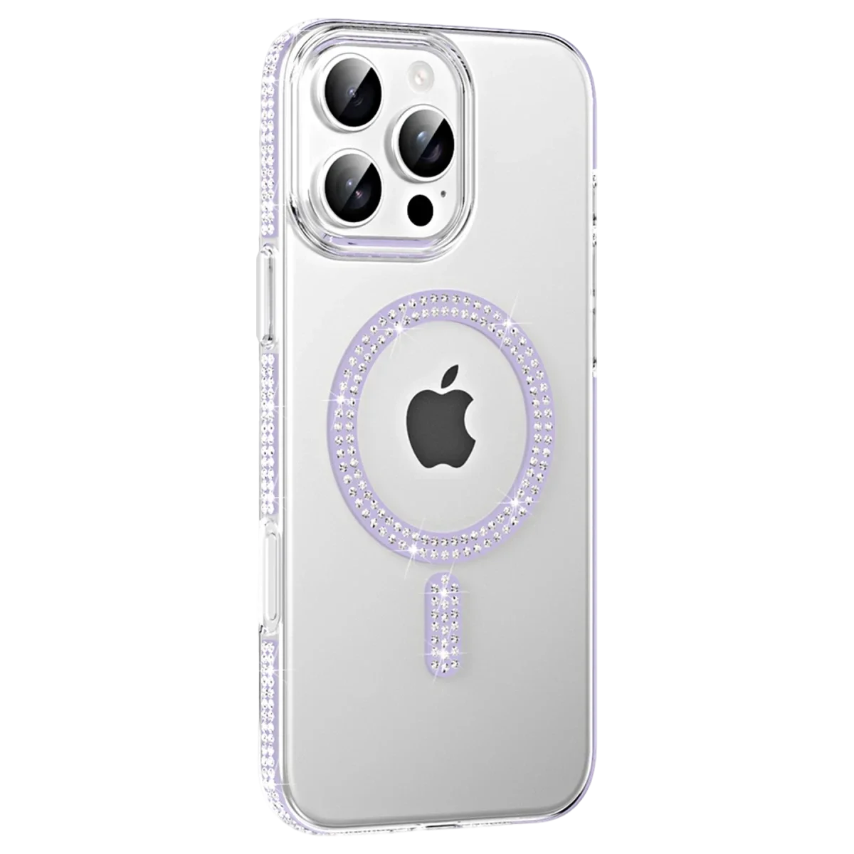 Joko Apple iPhone 16 Pro Max Move Taşlı Magsafe Kapak - Lila