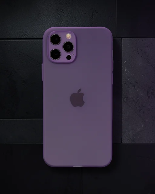 Apple İphone 12 Pro Kılıf Puma Silikon - Koyu Mor