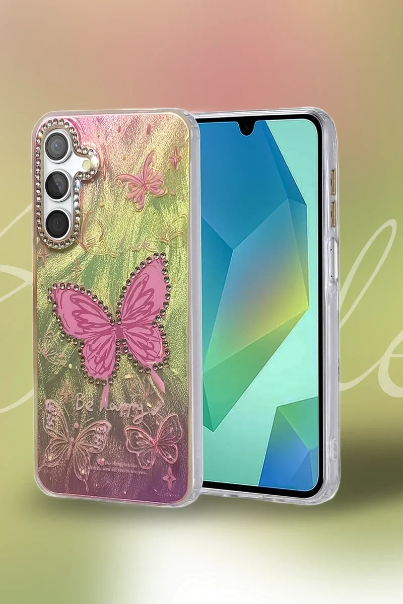 Samsung Galaxy A24 4G Kılıf Blade Aynalı Desenli Kapak - Desen 3 görsel 2