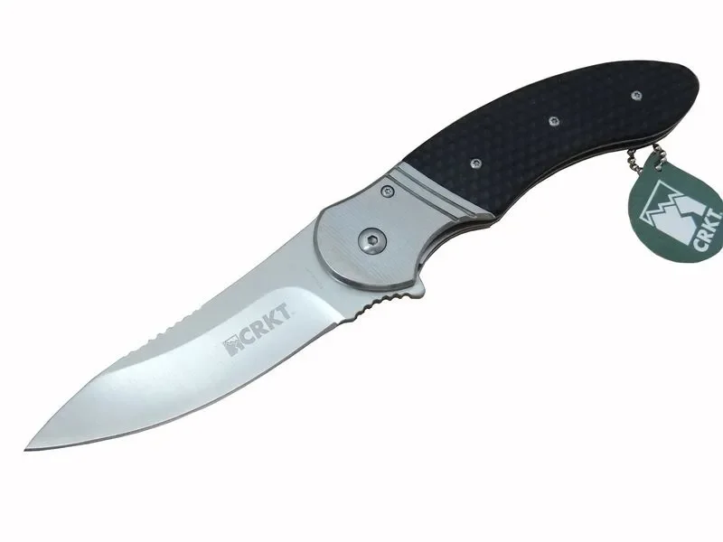 Hotenanny K 300 KXP Kamp Çakı 23 cm - Kaymaz Sap, Otomatik, Kılıflı