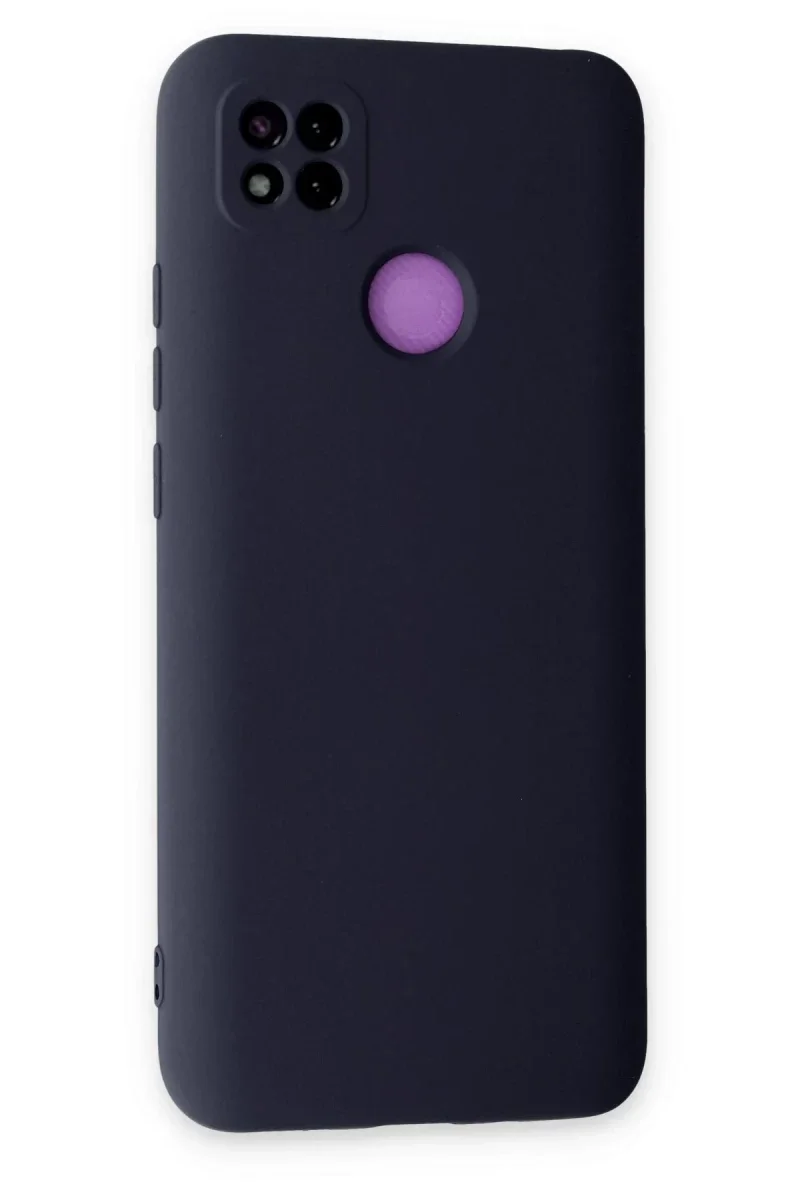 Xiao Red 9C Kılıf Nano içi Kadife Silikon - Lacivert görsel 3