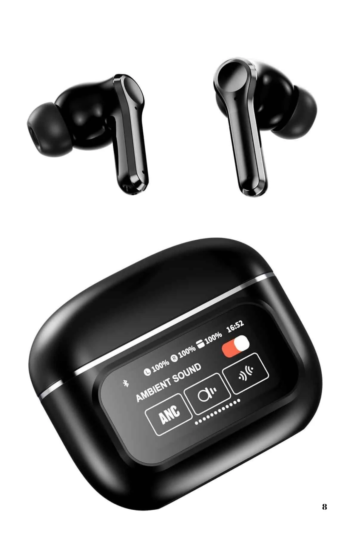 Kablosuz Bluetooth Kulaklık Pro Yeni Nesil Dokunmatik Kontrol Yeni Nesil görsel 3