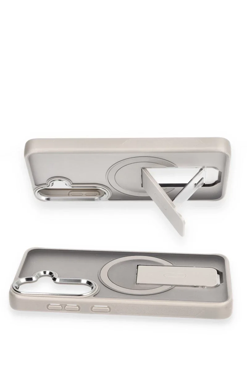 Samsung Galaxy S24 Tork Magsafe Standlı Kapak - Lila görsel 3