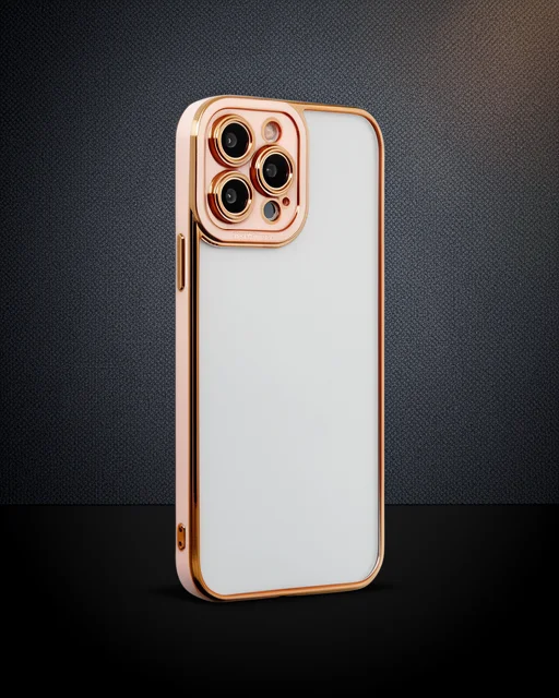 Apple İphone 13 Pro Kılıf Liva Lens Silikon - Rose