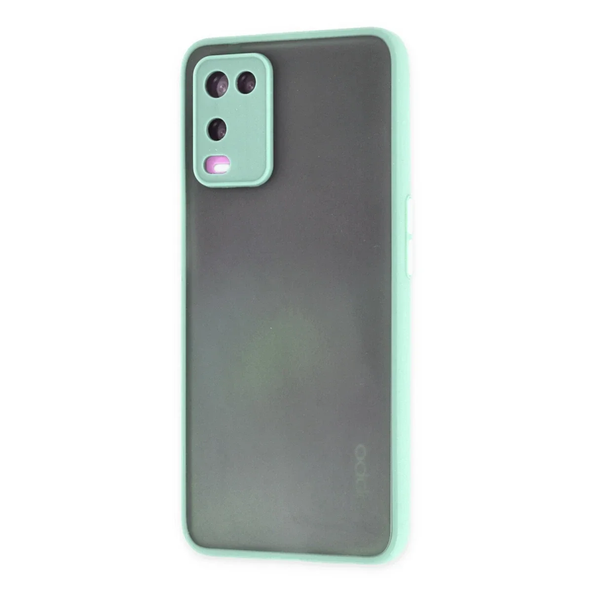 Oppo A54 4G Kılıf Montreal Silikon Kapak - Turkuaz görsel 3