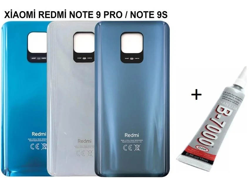 REDMİ NOTE 9 PRO - NOTE 9S Arka Batarya Pil Kapağı görsel 2