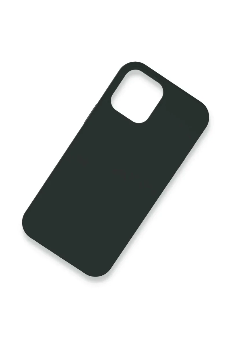 Apple iPhone 12 Kılıf Lansman Legant Silikon - Koyu Yeşil görsel 2