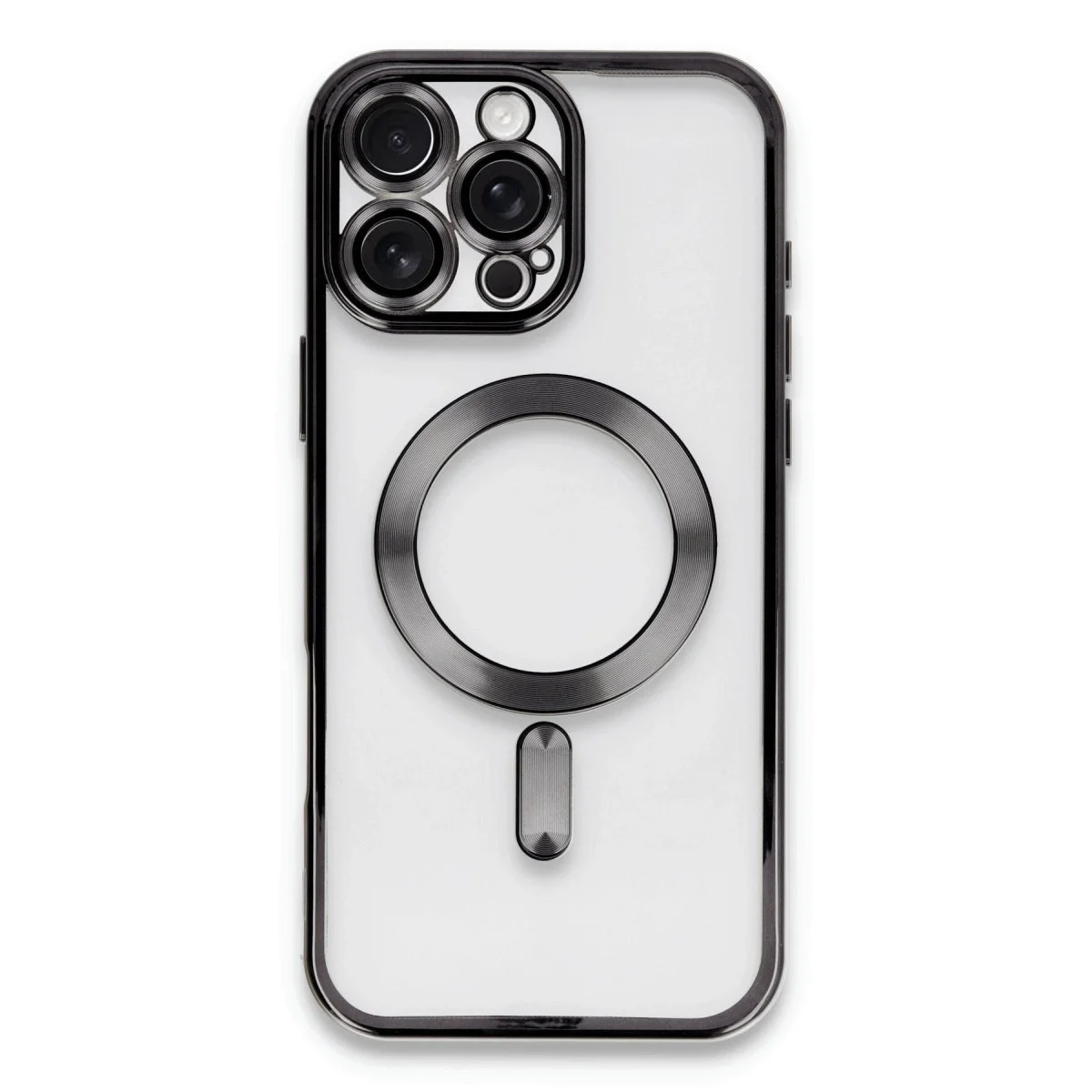 Apple İphone 16 Pro Max Kılıf Kross Magneticsafe Kapak - Siyah görsel 2