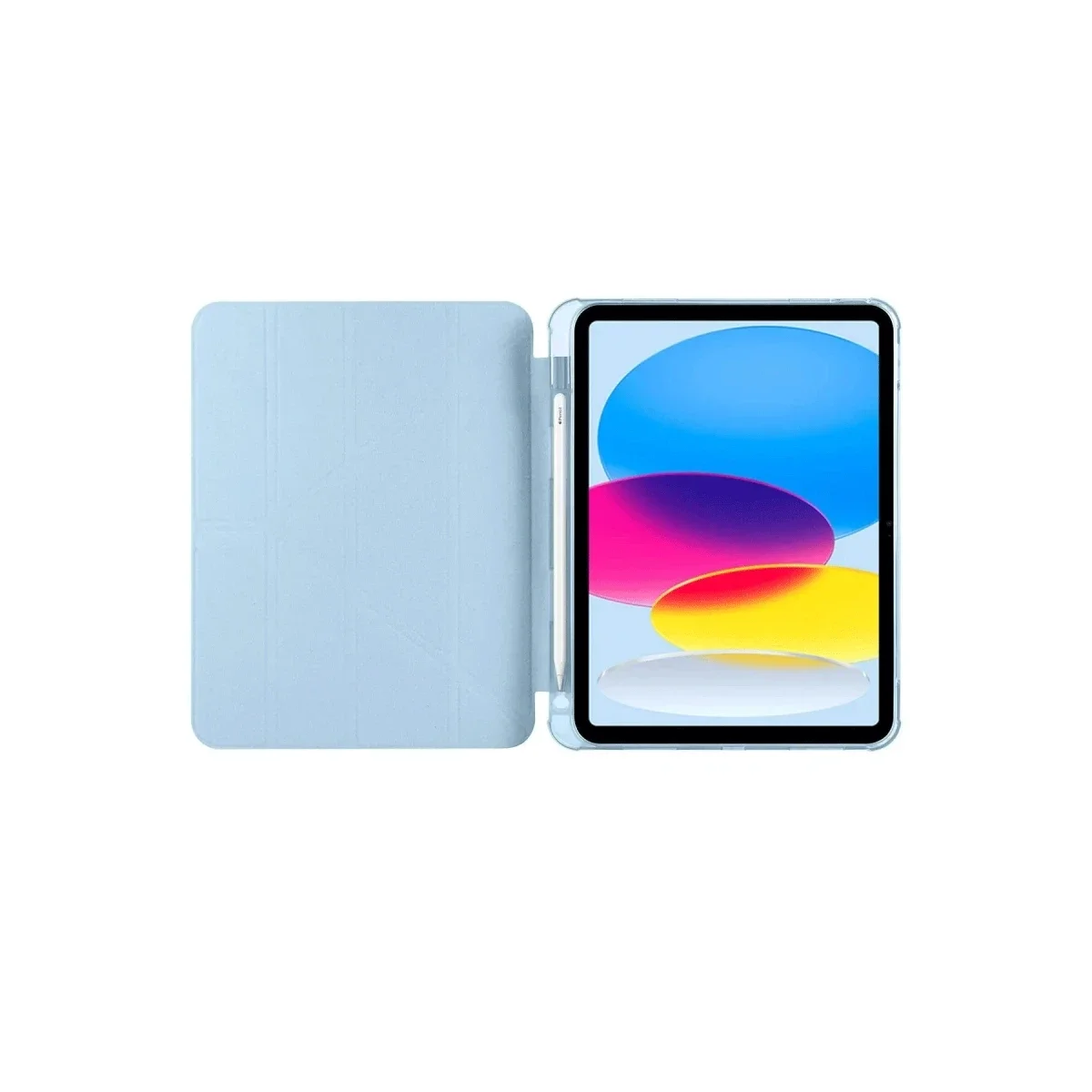 Apple iPad 2025 10.9 10.Nesil (A16) Kılıf Kalemlikli Mars Tablet Kılıfı - Mavi görsel 3