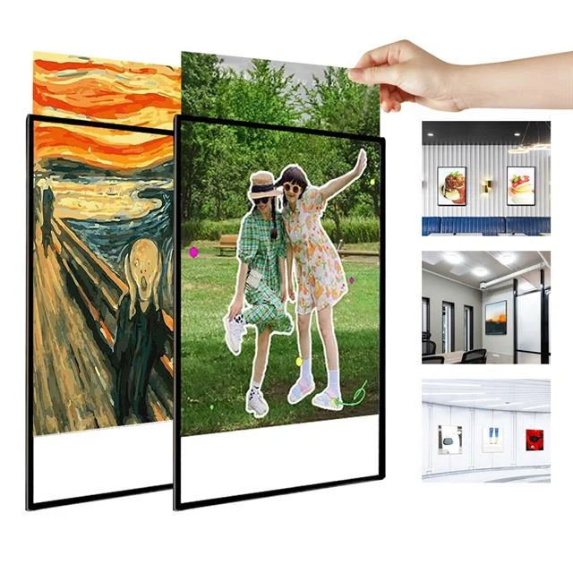 PM-21757 Ledli A1 Değiştirilebilir Reklam Poster Çerçevesi (Tabela)